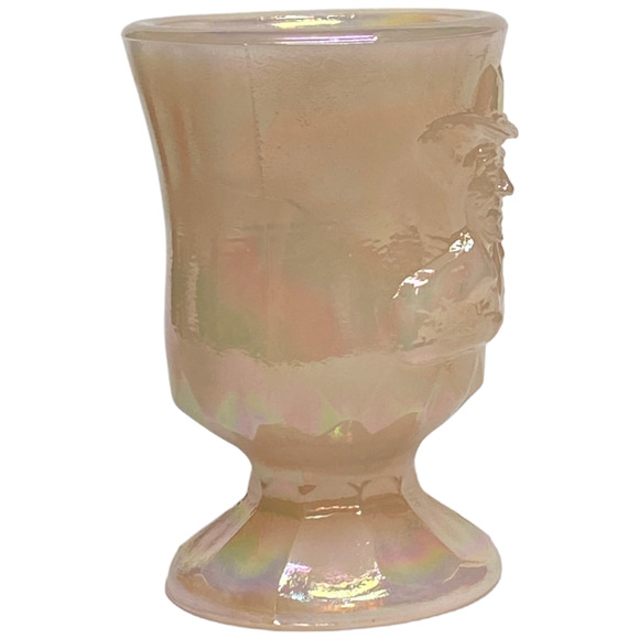 Boyd Glass Hopalong Cassidy 1999 Rosie Pink Carnival COA #719 Toothpick Holder - Picture 14 of 14